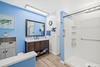 Updated bathrooms