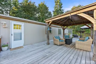 Enjoy entertaining on this oversized deck w/2 gazebos!