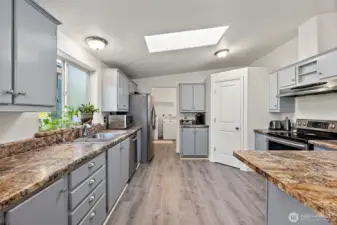 Kitchen with pantry