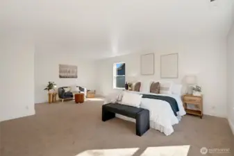 Oversized primary suite — your private retreat with room to truly unwind.