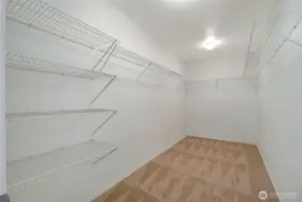 Huge walk-in closet.