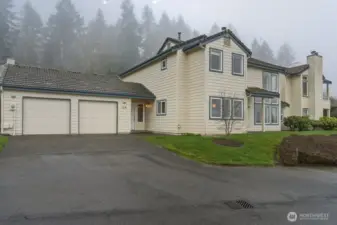 Front view from street