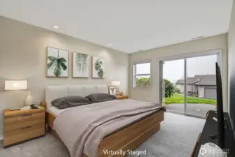 Master Bedroom Virtual Staged