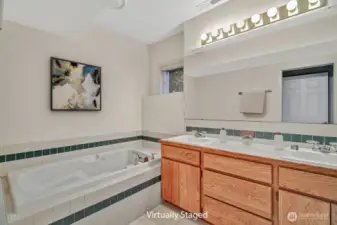Master Bath Virtual Staged