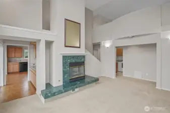 Living Room W/ Gas Fireplace