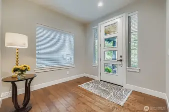 Light filled entry way