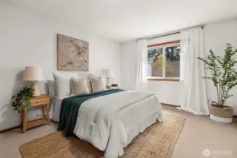 Extra large bedroom 4 (or rec. room) upstairs.