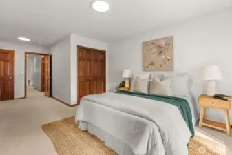 Extra large bedroom 4 (or rec. room) upstairs.