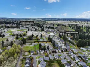 Blocks from Cochrane park with easy access to Ridgeline Middle and Mill Pond Elementary Schools.