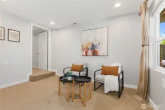 Basement bedroom #2 (or den/office, media, or yoga room)