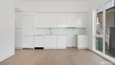 Entrance - Open Kitchen.