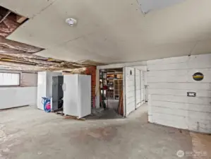 Basement is accessed from the exterior.