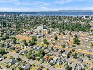 Just minutes from the hospitals and waterfront.