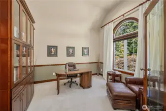 Sunken office/den