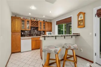 Lower level kitchen