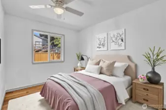 2nd bedroom (digitally staged)