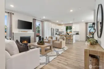 Disclaimer Secondary photos of same floor plan on different lot in different community: Photos are from another Warren, finishes, upgrades, and features may vary.