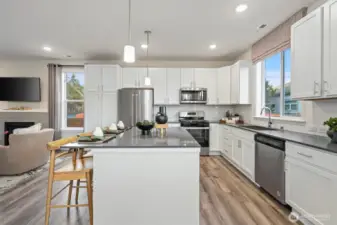 Disclaimer Secondary photos of same floor plan on different lot in different community: Photos are from another Warren, finishes, upgrades, and features may vary.