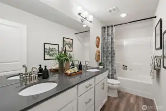 Disclaimer Secondary photos of same floor plan on different lot in different community: Photos are from another Warren, finishes, upgrades, and features may vary.