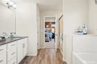 Disclaimer Secondary photos of same floor plan on different lot in different community: Photos are from another Warren, finishes, upgrades, and features may vary.