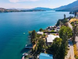 Down lake towards Chelan and Manson