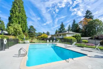 Community Pool at the back of the unit