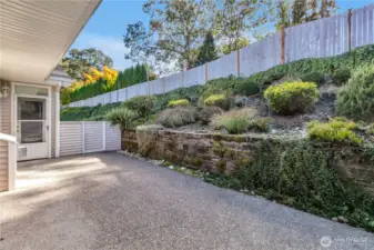 Private patio