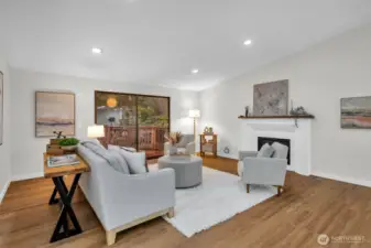 Waterproof luxury vinal flooring throughout the home.