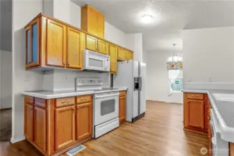 All appliances stay.