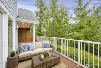 Virtually Staged Deck Off Primary