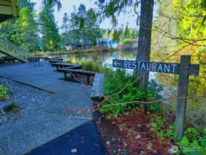 Outdoor Area at The Bistro