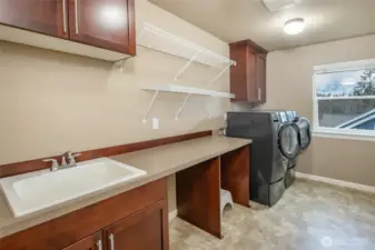 Upstairs large laundry room