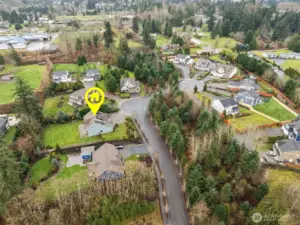 Private and secluded neighborhood with 14 homes