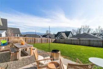 Excellent views of the mountains.