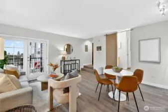 New flooring and fresh paint throughout.