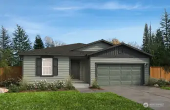 Rendition of Elevation A