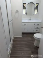 3/4 bathroom, shared