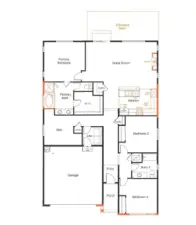 Floor plan w/ options