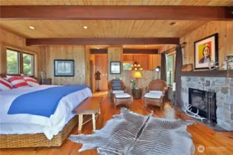 Another view of upper bedroom in beach house
