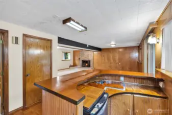 Wet Bar in Rec Room