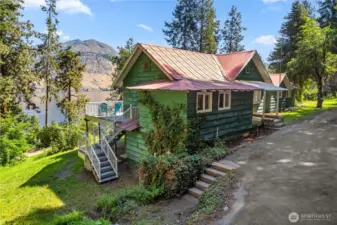 Located on 20.16 acres with stunning Lake Chelan views and a park-like setting.
