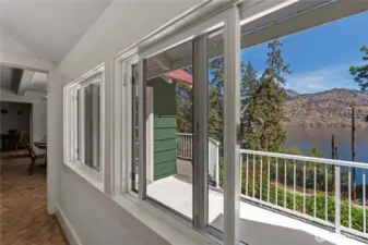 Every room has a view, even this hallway.