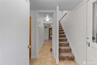 The lower level offers so many possibilities.
