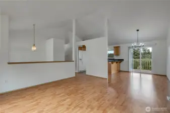 Large open living room upstairs!