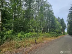 Property on the left starts about here