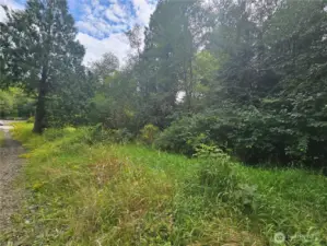 Looking back from approx NW Corner