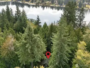 Nestled among towering evergreens, this thoughtfully crafted hideaway offers the best of both worlds: rustic charm and modern comfort, with the convenience of city amenities just minutes away.