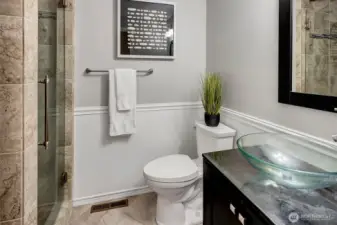 Rare main floor 3/4 bath!