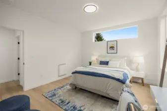 Spacious and flexible, this room adapts effortlessly to your rhythm—guest suite, office, or restful hideaway.