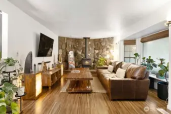 Additional view of the living room.